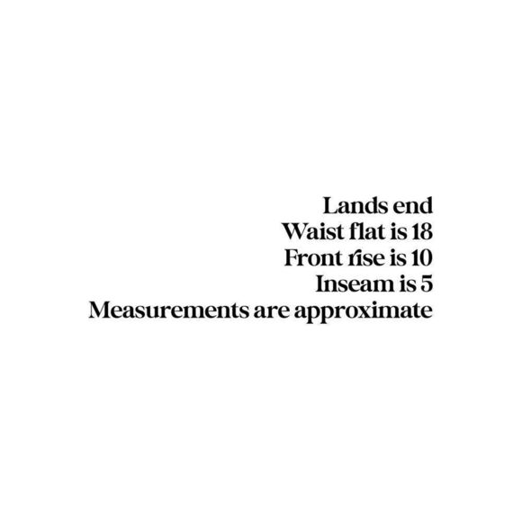 LANDS End Black Pull On Shorts - Picture 2 of 10